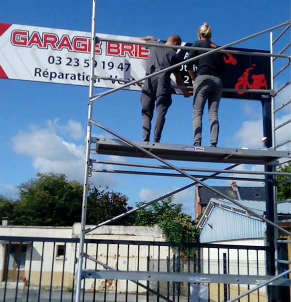 Brunois Pub’, spécialiste du marquage publicitaire dans l’Aisne